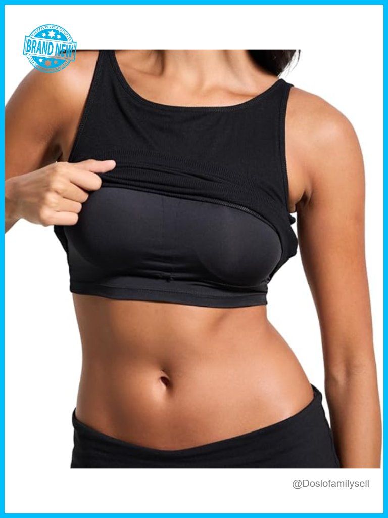 Ribbed Boat Neck Built-In Bra Tank Top With Removable Pads